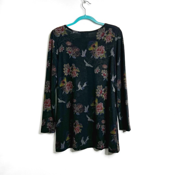 Soft Surroundings Floral Crane Soft Tunic - Picture 7 of 10